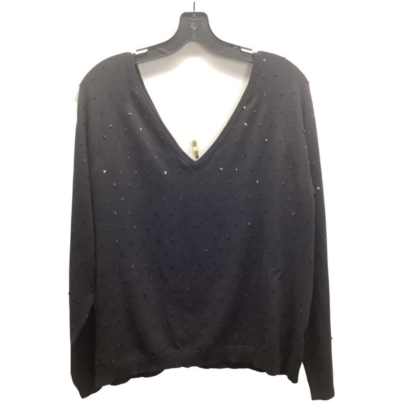 Attention Size X-Large Sequence Black V-Neck Sweater. Preloved - Picture 1 of 4